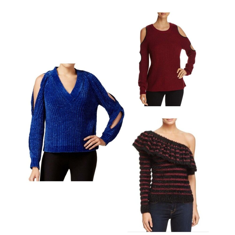 NWT Lot of 3 Statement Sweaters Long Sleeve -Large- Marled Alison Andrews WAYF